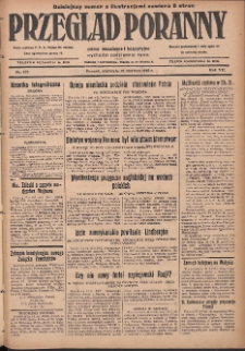 Przegląd Poranny: pismo niezależne i bezpartyjne 1927.06.12 R.7 Nr132