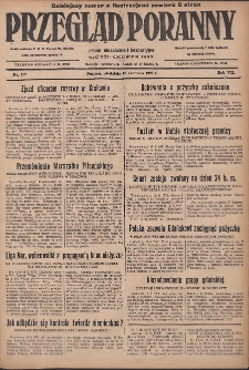 Przegląd Poranny: pismo niezależne i bezpartyjne 1927.06.19 R.7 Nr137