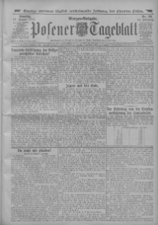 Posener Tageblatt 1914.01.18 Jg.53 Nr29