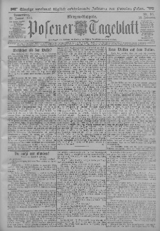 Posener Tageblatt 1914.01.22 Jg.53 Nr35