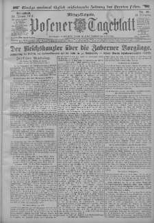 Posener Tageblatt 1914.01.24 Jg.53 Nr40