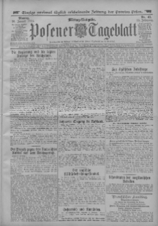 Posener Tageblatt 1914.01.26 Jg.53 Nr42