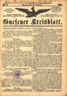 Gnesener Kreisblatt 1905.01.08 Nr3