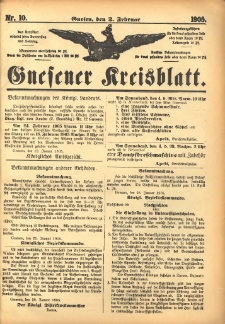 Gnesener Kreisblatt 1905.02.02 Nr10