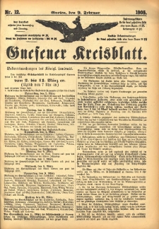 Gnesener Kreisblatt 1905.02.09 Nr12