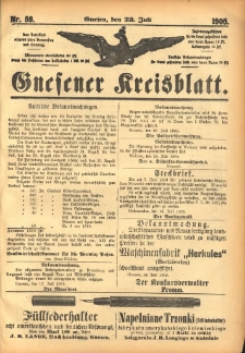Gnesener Kreisblatt 1905.07.23 Nr59