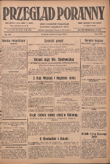 Przegląd Poranny: pismo niezależne i bezpartyjne 1927.07.09 R.7 Nr152