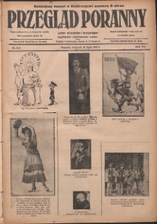 Przegląd Poranny: pismo niezależne i bezpartyjne 1927.07.10 R.7 Nr153