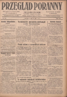 Przegląd Poranny: pismo niezależne i bezpartyjne 1927.07.30 R.7 Nr170
