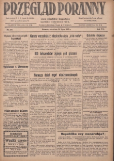 Przegląd Poranny: pismo niezależne i bezpartyjne 1927.07.31 R.7 Nr171