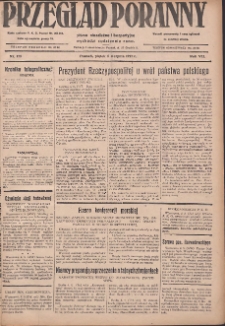 Przegląd Poranny: pismo niezależne i bezpartyjne 1927.08.05 R.7 Nr175