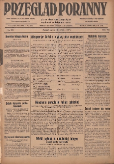 Przegląd Poranny: pismo niezależne i bezpartyjne 1927.08.10 R.7 Nr179