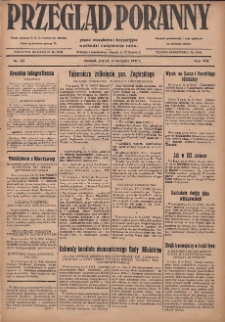 Przegląd Poranny: pismo niezależne i bezpartyjne 1927.08.12 R.7 Nr181
