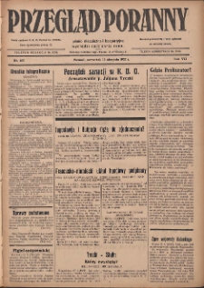 Przegląd Poranny: pismo niezależne i bezpartyjne 1927.08.18 R.7 Nr185