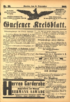 Gnesener Kreisblatt 1905.11.02 Nr88