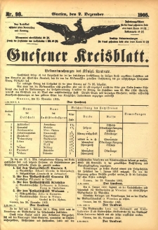 Gnesener Kreisblatt 1905.12.07 Nr98