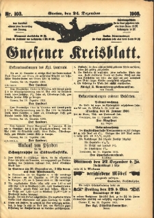 Gnesener Kreisblatt 1905.12.24 Nr103