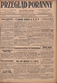 Przegląd Poranny: pismo niezależne i bezpartyjne 1927.08.24 R.7 Nr190