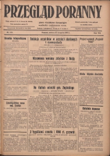 Przegląd Poranny: pismo niezależne i bezpartyjne 1927.08.27 R.7 Nr193