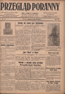 Przegląd Poranny: pismo niezależne i bezpartyjne 1927.08.28 R.7 Nr194