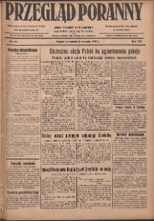 Przegląd Poranny: pismo niezależne i bezpartyjne 1927.09.08 R.7 Nr203