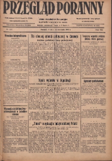 Przegląd Poranny: pismo niezależne i bezpartyjne 1927.09.13 R.7 Nr207