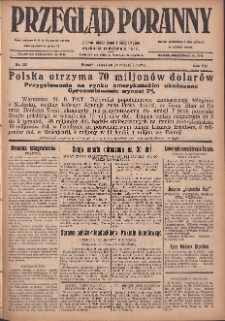 Przegląd Poranny: pismo niezależne i bezpartyjne 1927.09.22 R.7 Nr215