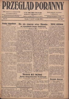Przegląd Poranny: pismo niezależne i bezpartyjne 1927.09.27 R.7 Nr219