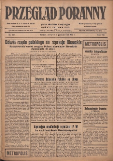 Przegląd Poranny: pismo niezależne i bezpartyjne 1927.10.06 R.7 Nr227