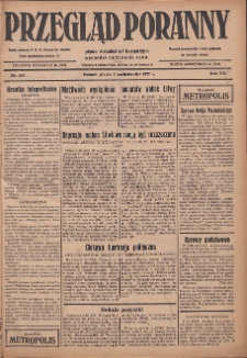 Przegląd Poranny: pismo niezależne i bezpartyjne 1927.10.07 R.7 Nr228