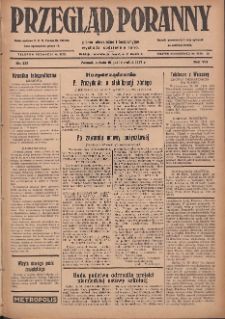 Przegląd Poranny: pismo niezależne i bezpartyjne 1927.10.15 R.7 Nr235