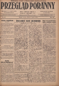 Przegląd Poranny: pismo niezależne i bezpartyjne 1927.10.23 R.7 Nr242