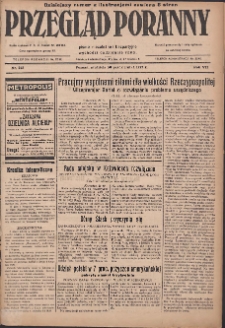 Przegląd Poranny: pismo niezależne i bezpartyjne 1927.10.30 R.7 Nr248