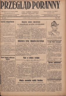 Przegląd Poranny: pismo niezależne i bezpartyjne 1927.11.05 R.7 Nr252