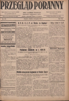 Przegląd Poranny: pismo niezależne i bezpartyjne 1927.11.08 R.7 Nr254