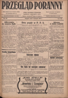 Przegląd Poranny: pismo niezależne i bezpartyjne 1927.10.09 R.7 Nr255