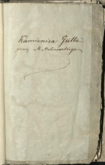 Rachunki domowe M. Malinowskiego