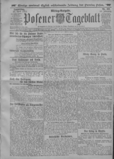 Posener Tageblatt 1914.04.23 Jg.53 Nr188