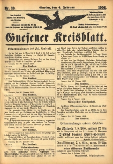 Gnesener Kreisblatt 1906.02.04 Nr10
