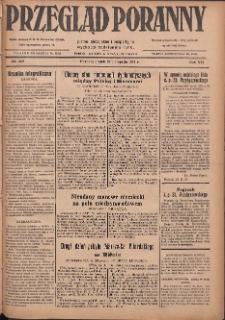 Przegląd Poranny: pismo niezależne i bezpartyjne 1927.11.25 R.7 Nr269