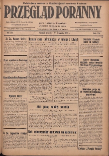 Przegląd Poranny: pismo niezależne i bezpartyjne 1927.11.27 R.7 Nr271
