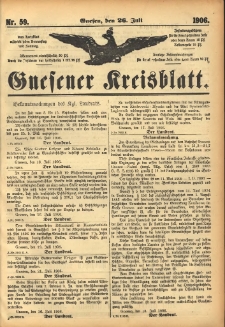 Gnesener Kreisblatt 1906.07.26 Nr59