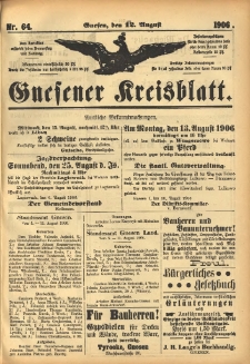 Gnesener Kreisblatt 1906.08.12 Nr64
