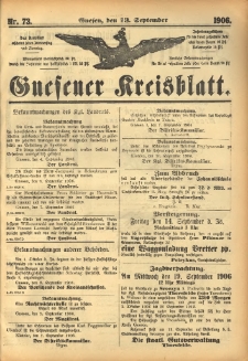 Gnesener Kreisblatt 1906.09.13 Nr73