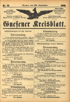 Gnesener Kreisblatt 1906.09.20 Nr75