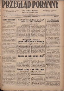 Przegląd Poranny: pismo niezależne i bezpartyjne 1927.11.30 R.7 Nr273