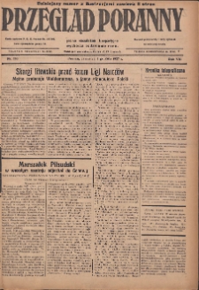 Przegląd Poranny: pismo niezależne i bezpartyjne 1927.12.08 R.7 Nr280