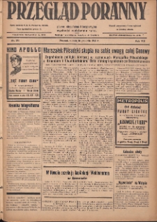 Przegląd Poranny: pismo niezależne i bezpartyjne 1927.12.10 R.7 Nr281