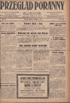Przegląd Poranny: pismo niezależne i bezpartyjne 1927.12.16 R.7 Nr286