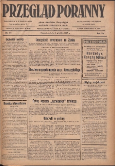 Przegląd Poranny: pismo niezależne i bezpartyjne 1927.12.31 R.7 Nr297